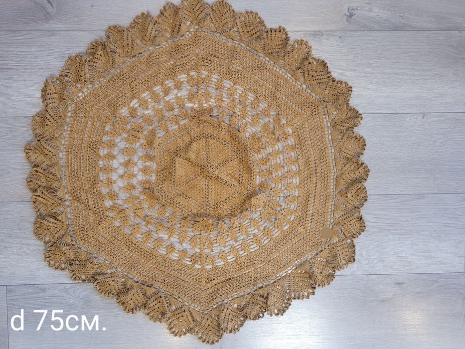 покривки плетени на една кука