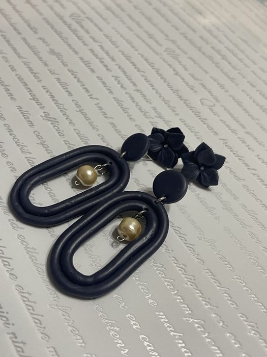 Ръчно изработени обеци от полимерна глина