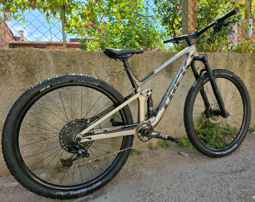 Trek Top fuel 9.7 Карбонов 29цола М/L  Twin Lock suspension Fox/ Rockshox 1x12 Sram NX Проходни оси