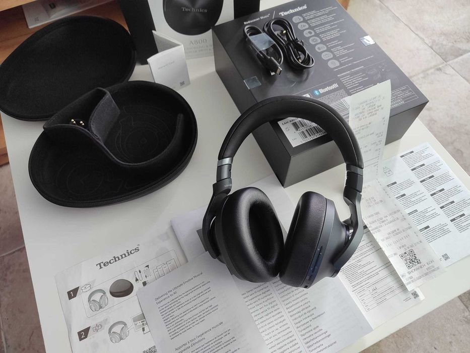 Technics EAH-A800E-K – с гаранция, пълен комплект, без забележки