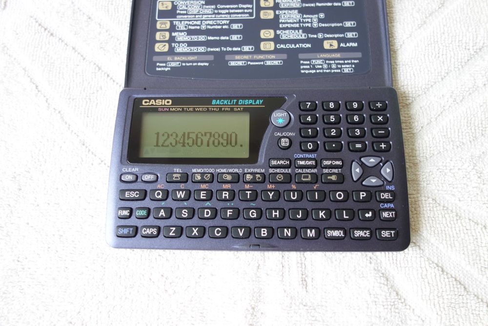 Casio електронен дигитален дневник