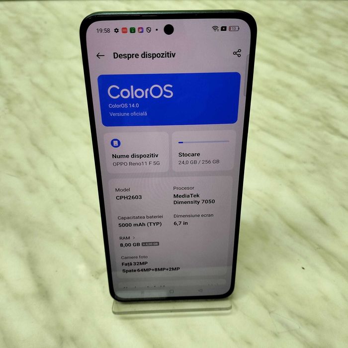 Telefon Oppo Reno 11F 5G 256GB Verde Zeus Amanet Rahova 29948