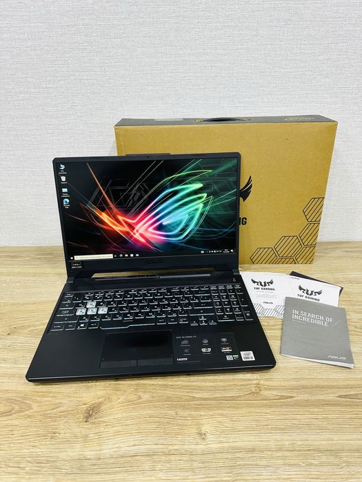 ASUS TUF Core i5-10Gen+GTX1650 Мощный, Геймеоский ноутбук для Игр