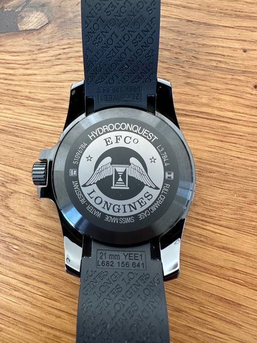 Часовник Longines Hydroconquest Black Ceramic