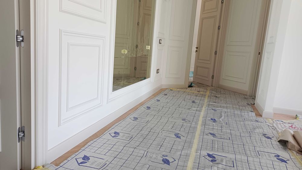 Плинтус орнатамиз (установка)