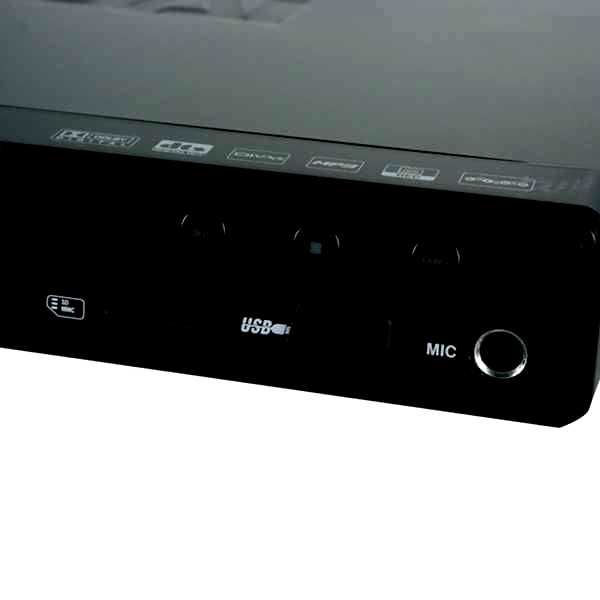 CD/DVD плеер «Hyundai 5068», пульт, активный сабвуфер, колонки (100 W)