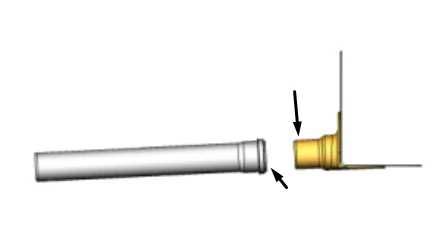 Парапетная воронка пластмассовая для кровли | Водоотвод битумная