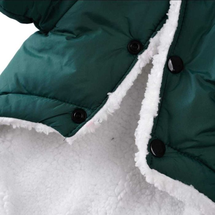 Geaca cățel, cu puf inauntru si waterproof