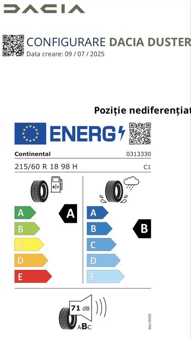 Anvelope Continental 215/60/18 EcoContact 6Q