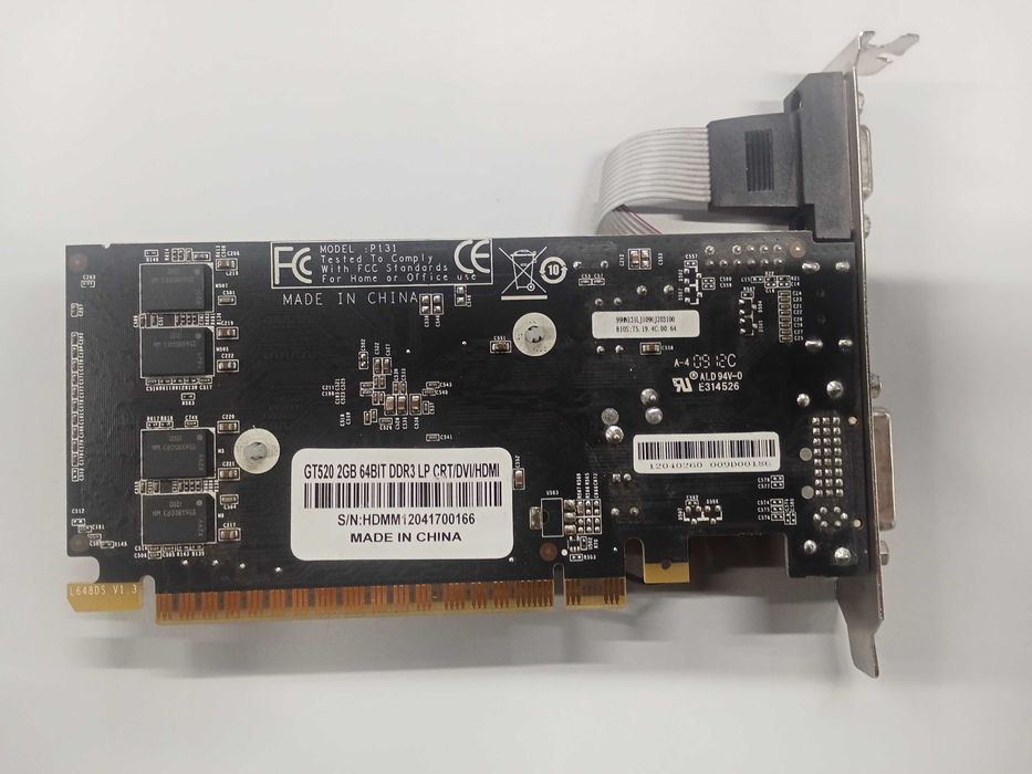 Видеокарта NVIDIA GeForce GT 520 2GB DDR3 64-bit