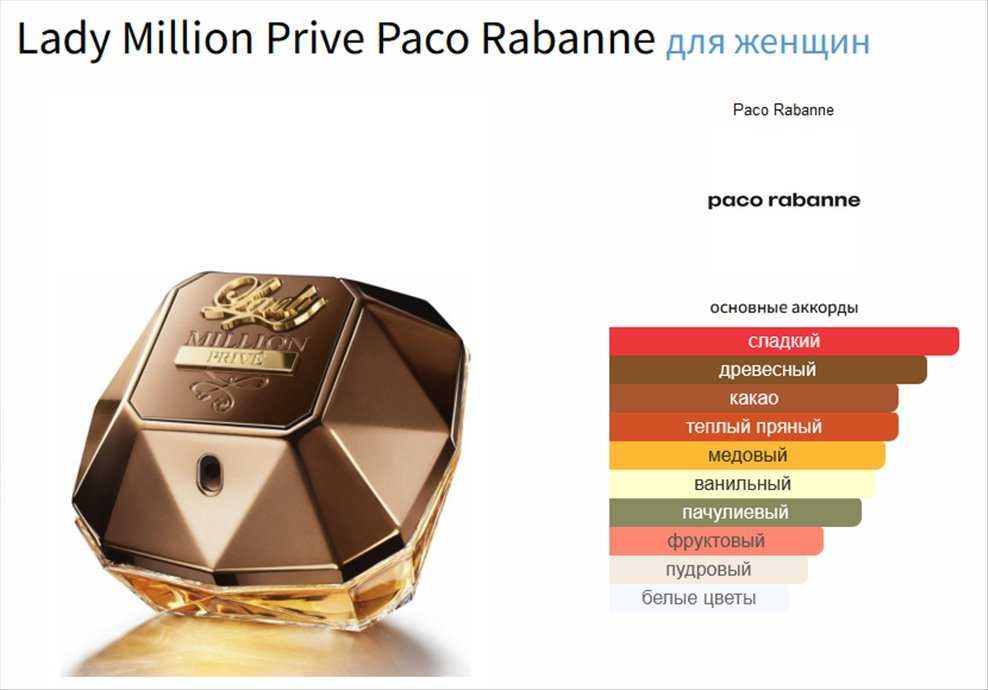 Lady Million Prive Paco Rabanne edp | Женский парфюм