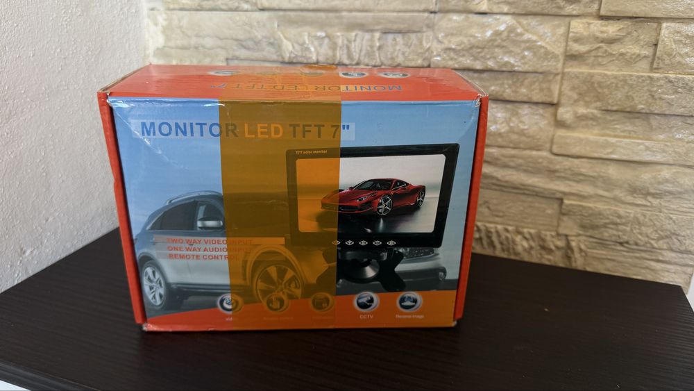 Sistem Profesional Marșarier WIRELESS 7" – Ideal Camioane, Tir, Rulotă, Utilaje – Vedere Nocturnă 18 IR