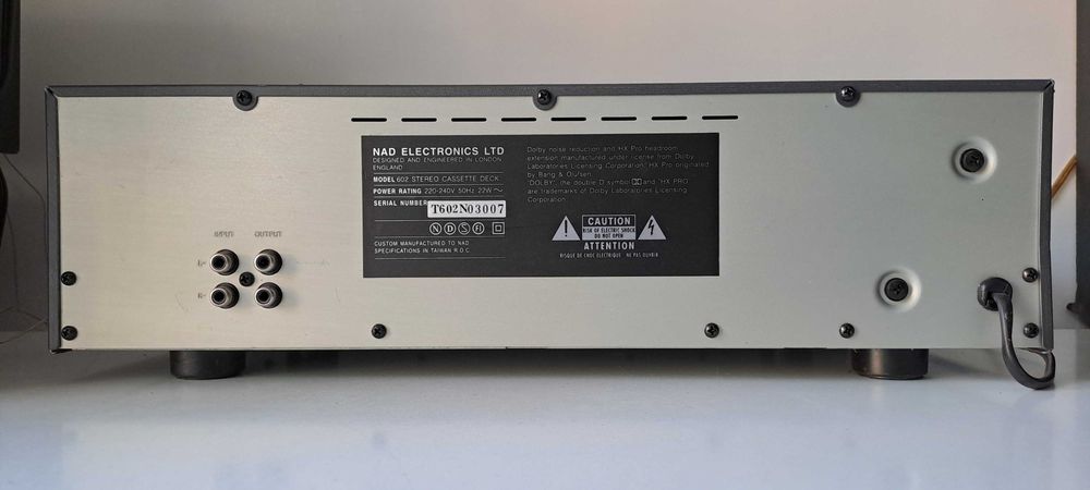 NAD 602 cassette deck tape stereo