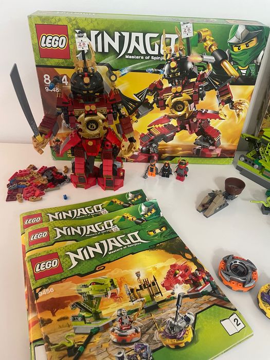 Lot Lego Ninjago 2260, 9448, 9456 Zane Dx Rar