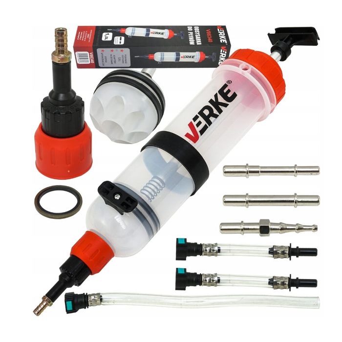 Seringa de introdus sau scos ulei, lichid frana, 1500 ml Verke