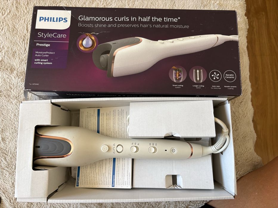 Автоматична маша за къдрене Philips style care Prestige