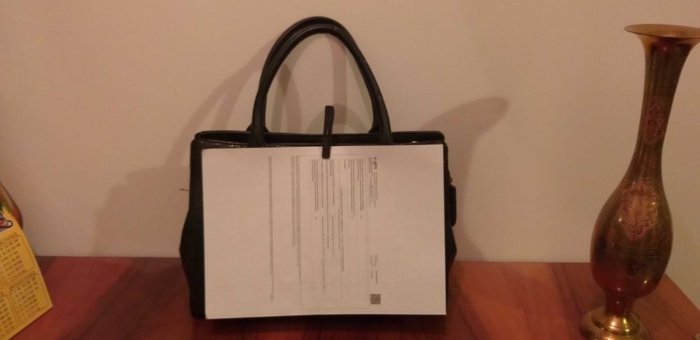 Черная сумка под крокодила