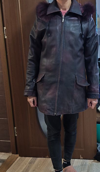 Geaca dama din piele naturala