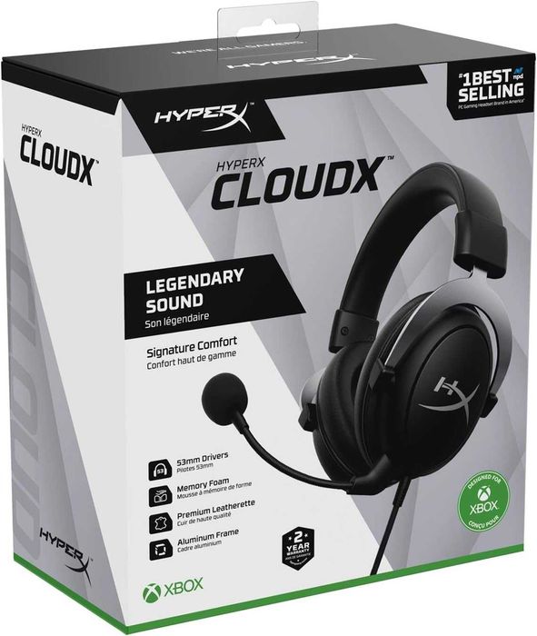 Оригинални геймърски слушалки HyperX CloudX-  Xbox Series