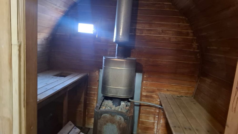 Продается баня бочка б/у