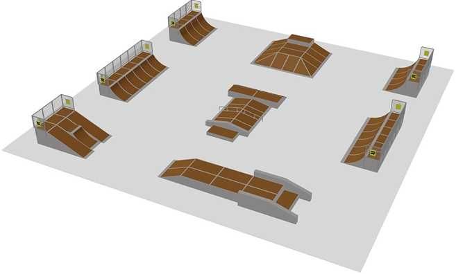 Скейтборд площадка от производителей "Turnik.uz