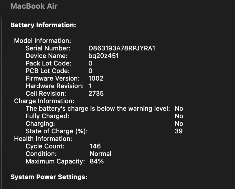 Apple Macbook M1 8GB/256GB SSD