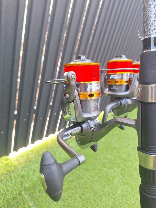 Set 4 lansete 3.9m, 4 lbs Performance plus 4 mulinete Efb 6000