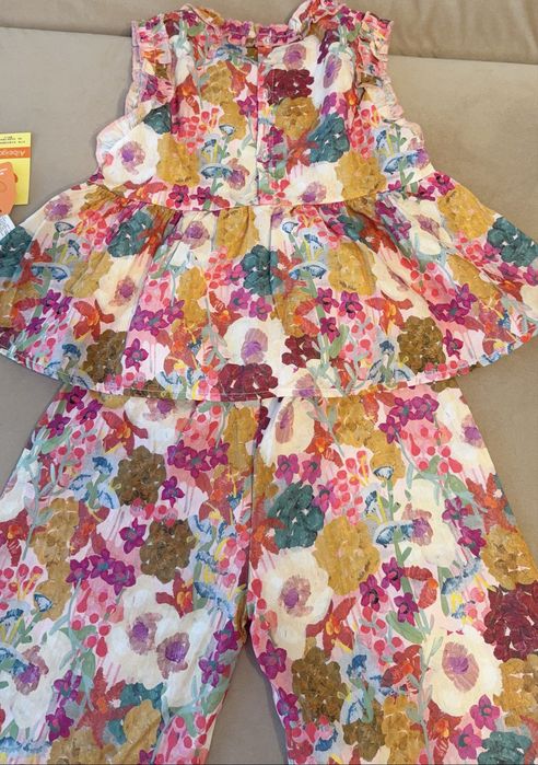 Costum bumbac fetite mar 5 ani