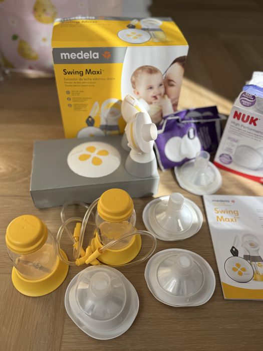 Двойна електрическа двуфазна помпа за кърма Medela - Swing Maxi