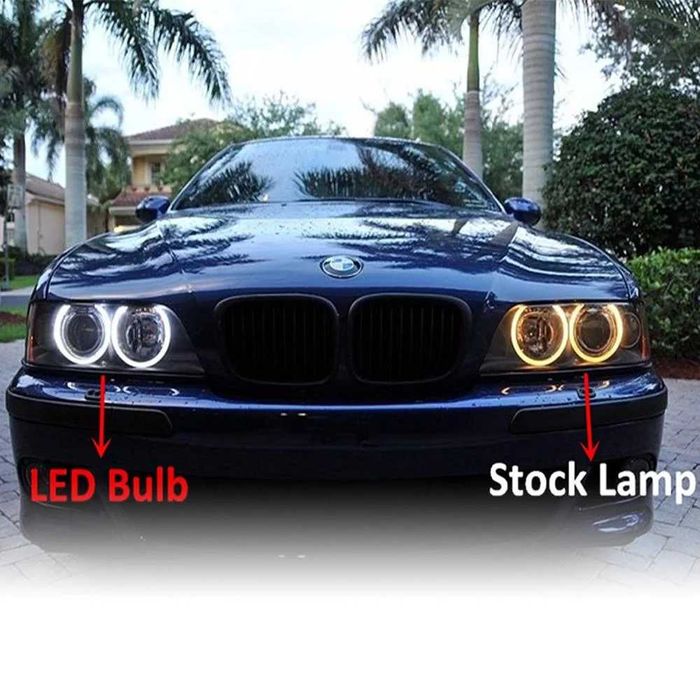 АНГЕЛСКИ ОЧИ ЛЕД ЗА БМВ Е87-Е39-Е60-Е61-Е63-Е64-Е65-Е66-Е83-X3-E53-X5