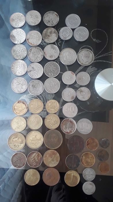 Стари монети  гръцки български и други