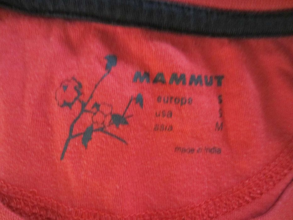 Tricou Mammut, masura S, rosu, 100%Bumbac, stare f. buna