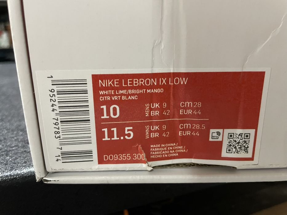 № 44 оригинални Nike Lebron 9 Low ShoeMag