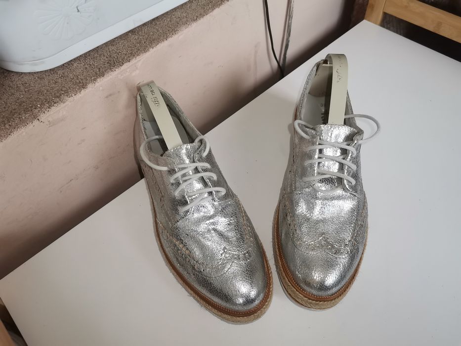 Сребристи Обувки Tamaris 38н.