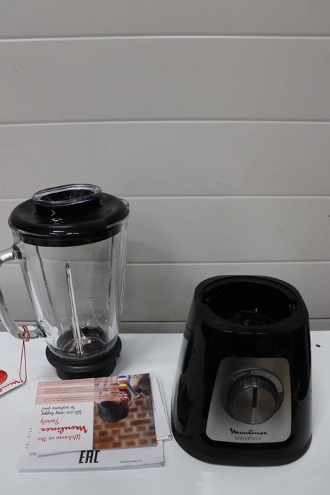 Блендер Moulinex BlendForce Glass 800W, Стъклена кана