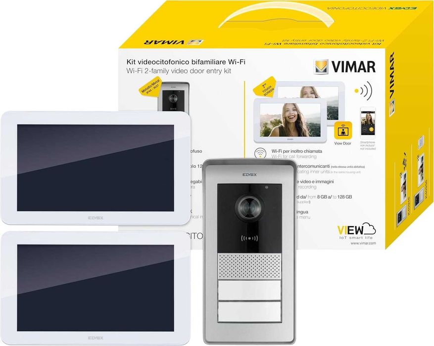 VIMAR K42956 Kit videointerfon multifamilial cu WiFi si RFID