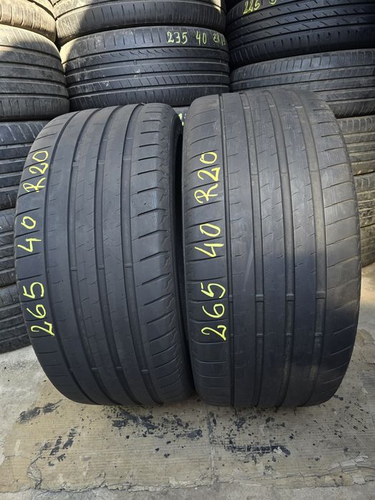 2 Anvelope Vară Bridgestone 265/40 R20  DOT0423 Stare Impecabilă.