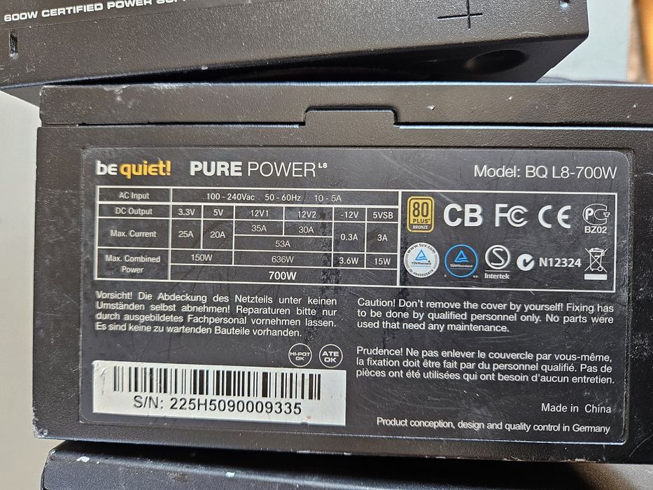 Sursa de alimentare PC 600w 700w 950w