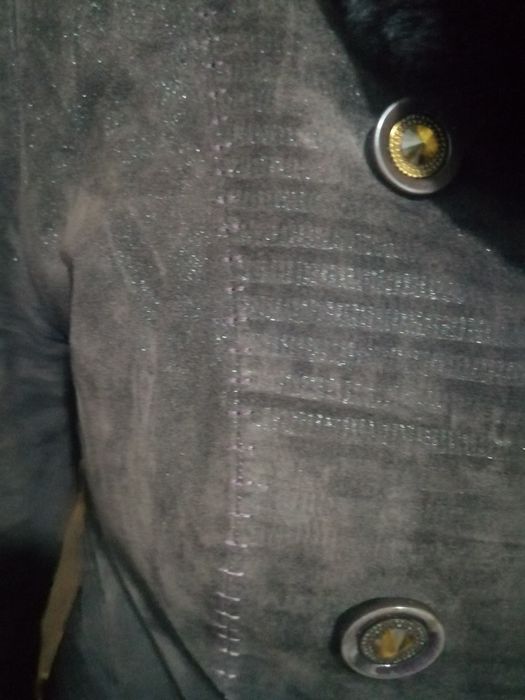 Продам тренч кожа замша