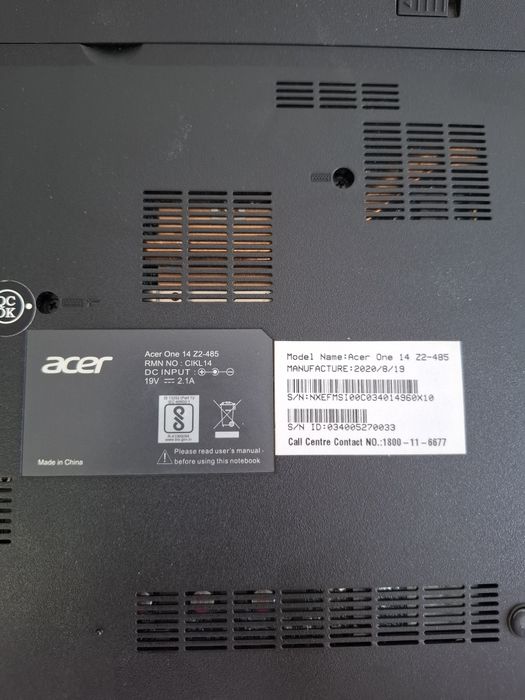 Laptop ACER ONE 14 Z2-485