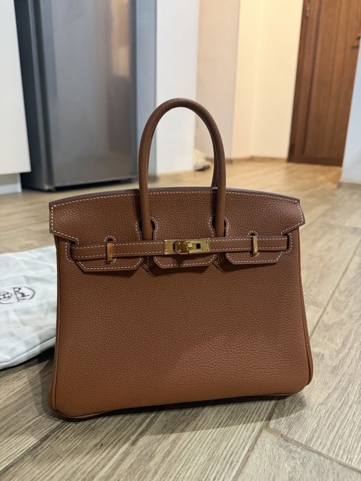 Hermes Birkin 25 Togo Gold