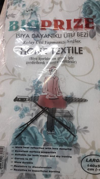 Husa masa călcat mărime adaptabila cu șnur max 52x140cm și pt copi