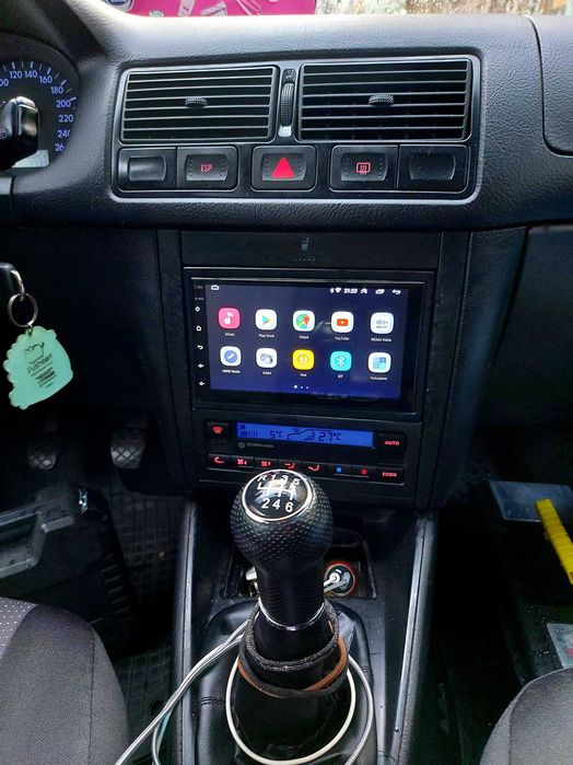 Navigatie GPS Android Golf 4 Waze YouTube Wifi Bluetooth casetofon