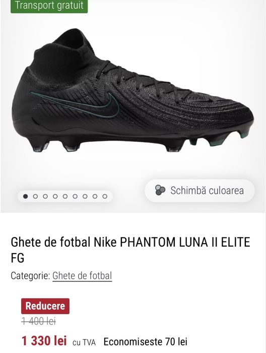 Ghete de fotbal Nike Phantom Luna II Elite FG