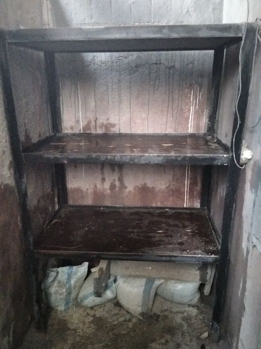 СтеллажРазборныйДл3,5м+1,0м=4,5м Шир0,6мВыс1,8мУголок50ПолкиПолировка