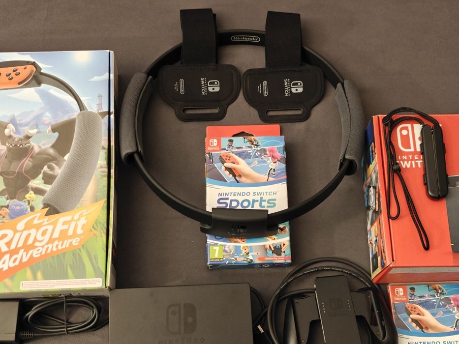 Nintendo switch, RingFit Adventure,