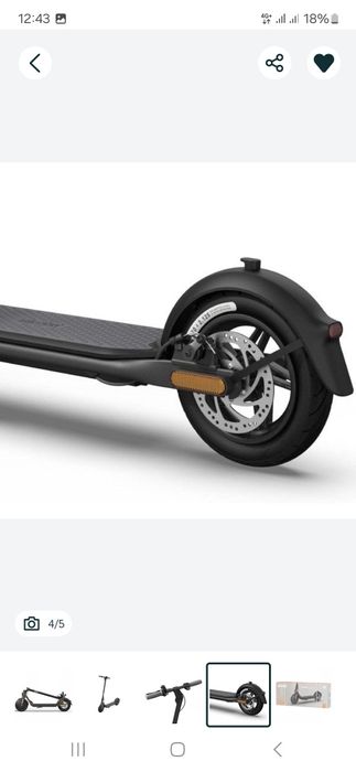 Электросамокат ninebot kickscooter f30