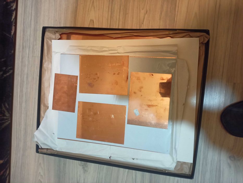 set placi cupru pentru gravare - arta/decoratiuni