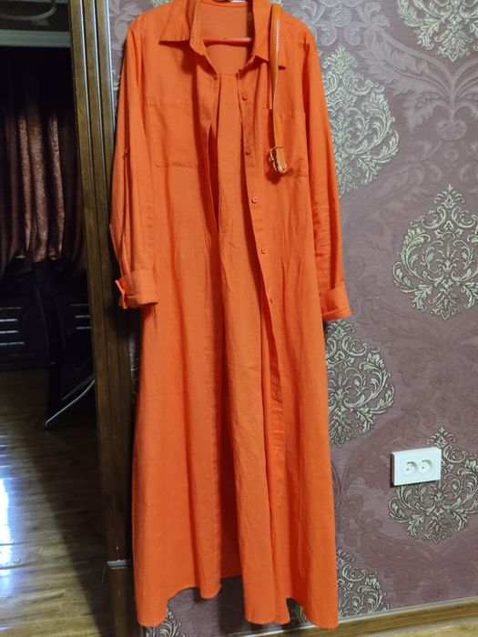 Яркая модная платье рубашка