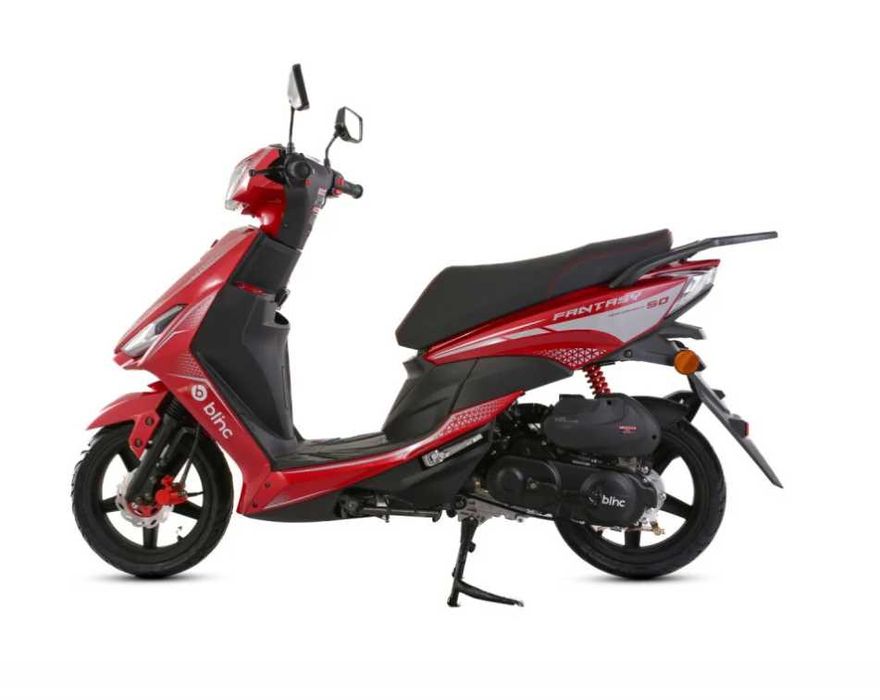 Scuter Blinc Fantasy 50cc, culoare rosu/gri